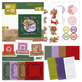 DODOOC10036 Hobbydots on Colour 36 - Tulip Dreams