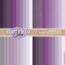 CDCPPA419003 Card Deco Color Paperpack -Megapack - Lilac - A4