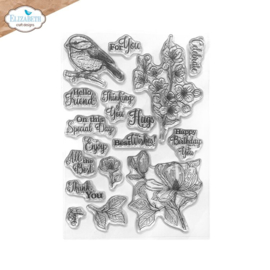 CS405 Elizabeth Craft Design - Spring Blossom - Stamps - Floral Branches
