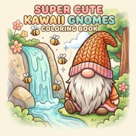 FITCCB10005 Findit Color - Coloring Book - Super Cute Kawaii gnomes
