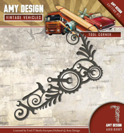 ADD10097 Snij- en embomal - Vintage Vehicles - Amy Design