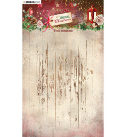 SL-MC-STAMP502 - Wood background Magical Christmas nr.502