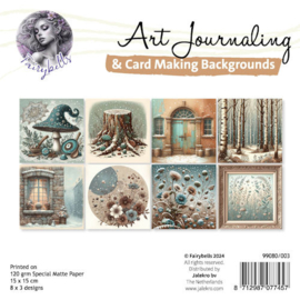 Art Journaling & Card Making Backgrounds Set 3 - 15x15cm