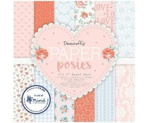 DCPAP159 Paperpad 6x6 inch Posies- Dovecraft