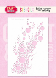 CYD-SC020 Craft & You Design - Fun by the Sea - Stencil - Bubbles