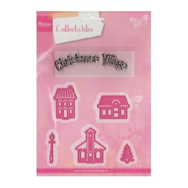 COL1329 - Marianne Design - Collectables - Christmas Mini Village