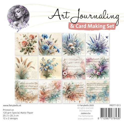 99077/013 Art Journaling & Card Making Set Vlinders, elfjes en muziek