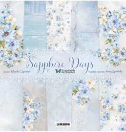 Scrap And Me - Sapphire Days - Paperpad 30.5 x 30.5 cm - PAKKETPOST!