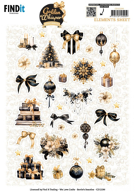 CD12290 Cutting Sheet - Berries Beauties - Golden Whisper - Small Elements