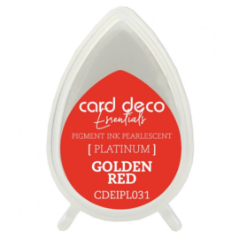 CDEIPL031 Card Deco Essentials Pigment Ink Pearlescent Golden Red