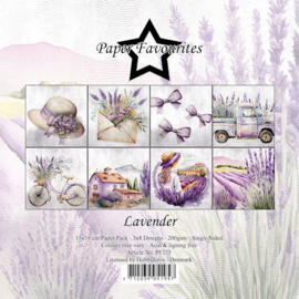 PF273 Paper Favourites 15x15 cm Lavender