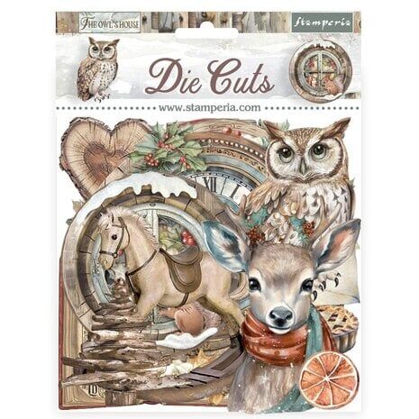 DFLDC119 Stamperia - The Owl's House - Die Cuts (41pcs)
