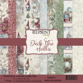 RPM071 Reprint - 8x8 Inch Paper Pack - Deck the Halls