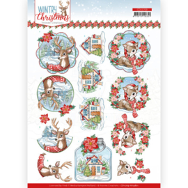 CD11709 3D vel A4 - Wintery Christmas - Yvonne Design