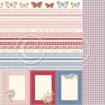 PD9211 Scrappapier dubbelzijdig - Patchwork of Life - Pion Design