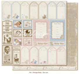 750 Scrappapier dubbelzijdig - Vintage Baby - Maja Design