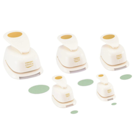 Vaessen Creative - Figuurpons Set - Ovals 5 Stuks - PAKKETPOST!