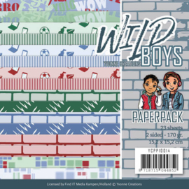 YCPP10014 Paperpad - Wild Boys - Yvonne Creations