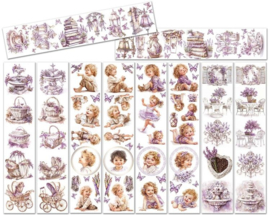 PSM0913 My CrafTime / Margaret Paper Design - Violet Whisper - Extra Cutting set 5vel - PAKKETPOST!