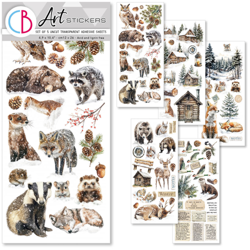 Forest Tales Transparent Adhesive Sheets (5pcs) (CBI006)