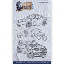 ADCS10087 Clear Stamps - Amy Design - We Are Men - Cars