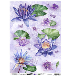 RICESJMA33 Rice Paper A4 - Jenine's Mindful Art Time to Relax - Studio Light