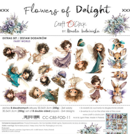 CC-C85-FOD-11 Extras Set Fairy World 30x30 cm Flowers of Delight - PAKKETPOST!!