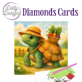 DDDC1228 Dotty Designs Diamond Cards - Turtle