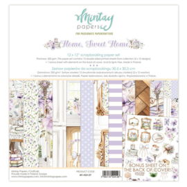 Mintay - Home, Sweet Home - 12x12 Inch Paper Set - PAKKETPOST!!