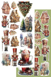 Art Alchemy - Extra's to Cut Out set - Merry Christmas - Flowers