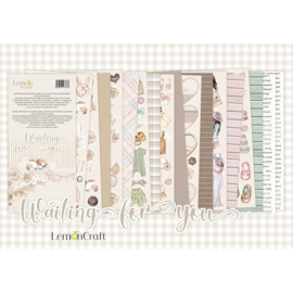 Lemoncraft - Paperpad - Elements For Fussy Cutting - 15.2 x 30.5 cm - Waiting for You