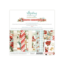 Mintay Papers - White Christmas - Paperpad 15,2 x 15,2 cm