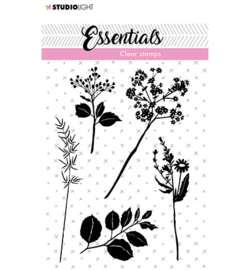 SL-ES-STAMP22 Clear Stamp Flowers/leaves Essentials - Studio Light