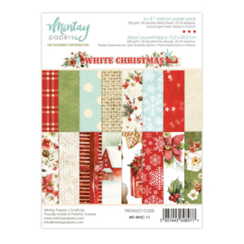 Mintay Papers - White Christmas - Add-On Paperpad 15.2 x 20.3 cm
