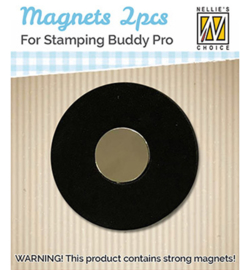 STBM001 Magneten 2 stuks  voor Stamping Buddy Pro - Nellie Snellen