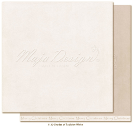 1130 Scrappapier dubbelzijdig - Monochromes - Traditonal Christmas - Maja Design