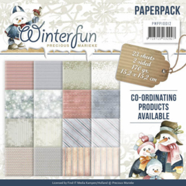 PMPP10012 Paperpad - Winter fun - Marieke Design