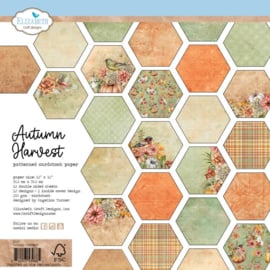 CO27 Elizabeth Craft Design - Autumn Harvest - Patterned Cardstock Set - PAKKETPOST!