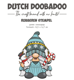 497.004.027 - Rubber stamp Gnome sneeuwpop