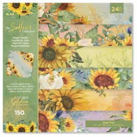Vellum 20 x 20cm - 24vel - The Sunflower Collection