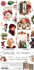 CC-C70-STM-13  Craft O Clock Extras Set Mix 15x30 cm Savor the Moment