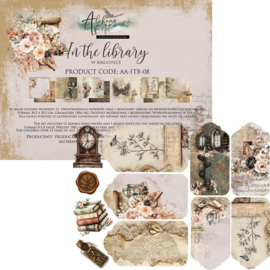 AA-ITB-08 Alchemy of Art - 20x20 cm set - In the Library 08