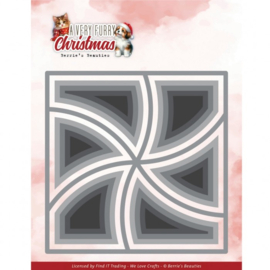 BBD10065 Dies - Berries Beauties - A Very Furry Christmas - Very Furry Frame