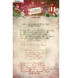 SL-MC-STAMP501 - Christmas script Magical Christmas nr.501