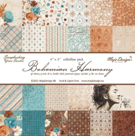Paperpad 15,2 x 15,2 cm -  Bohemian Harmony - Maja Design