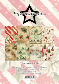 PFA104 Paper Favourites A5 Santas Present - 24 vel