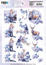 CD12260 3D Cutting Sheets - Berries Beauties - Mystic Winter - Mystic Hunters