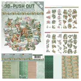3DPO10049 3D Push-Out Book 49 - Enchanting Christmas