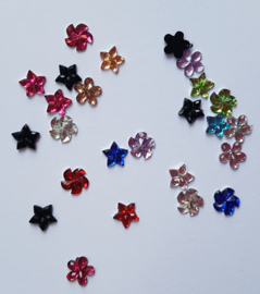 Strass Flowers Windmill  - MIX - 25 stuks