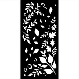 KSTDL108 Stamperia - Create Happiness - Dewdrops - Thick Stencil 12x25cm - Big Leaves